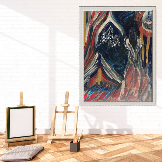 Dipinto "La strega" Francesca Catania