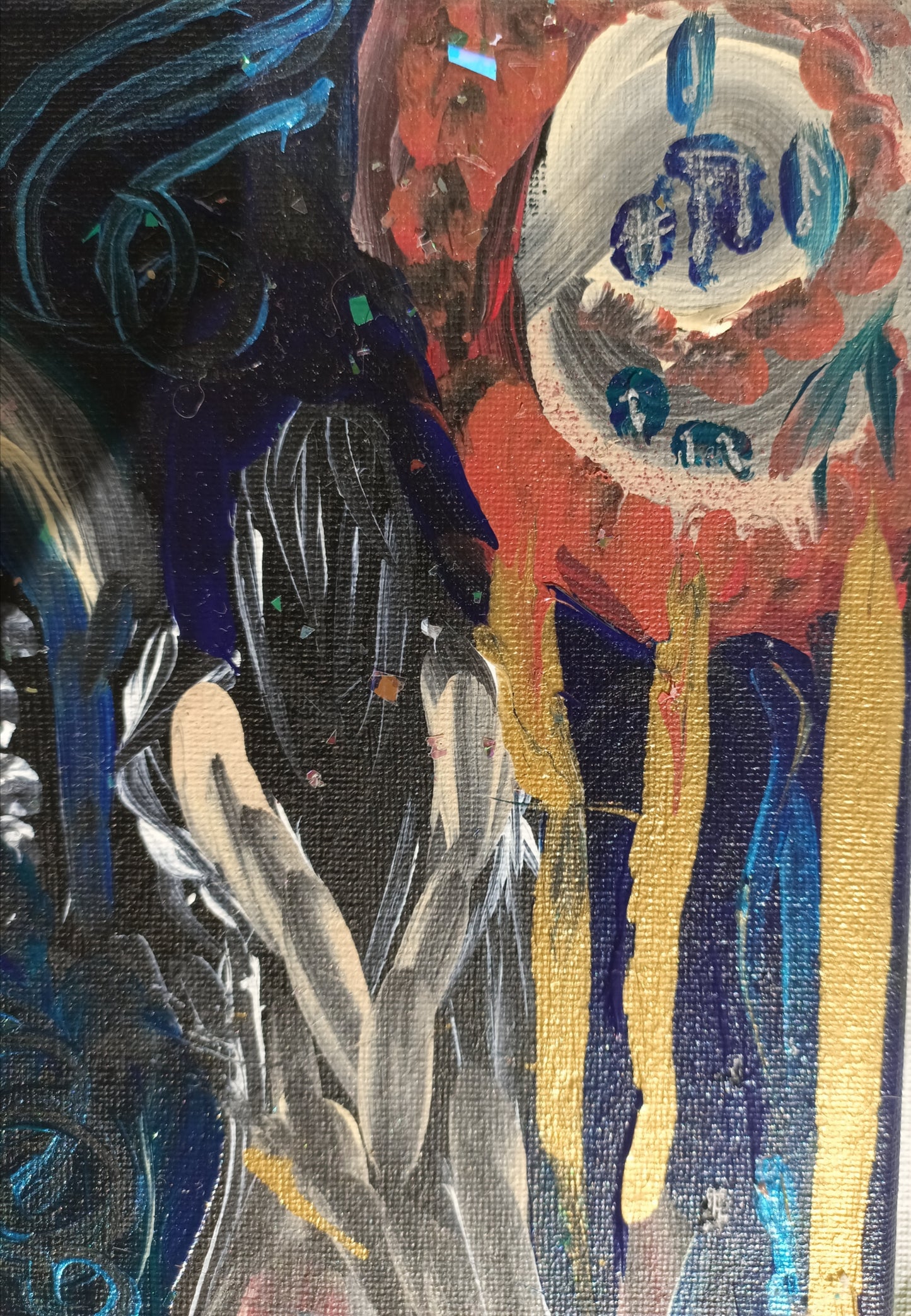 Dipinto "La strega" Francesca Catania