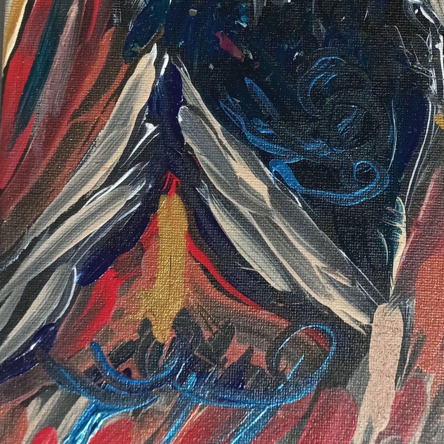 Dipinto "La strega" Francesca Catania