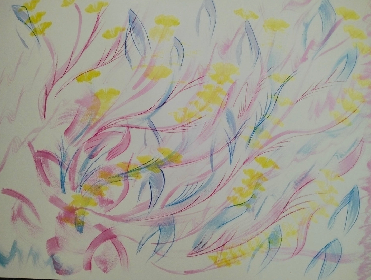 Dipinto "Danza dei Colori" Rosa Tramonti