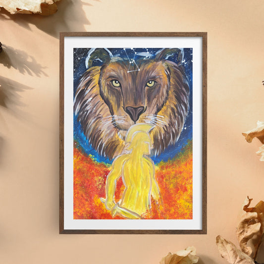 Dipinto "Il Ruggito del Destino" Selene Pezzali