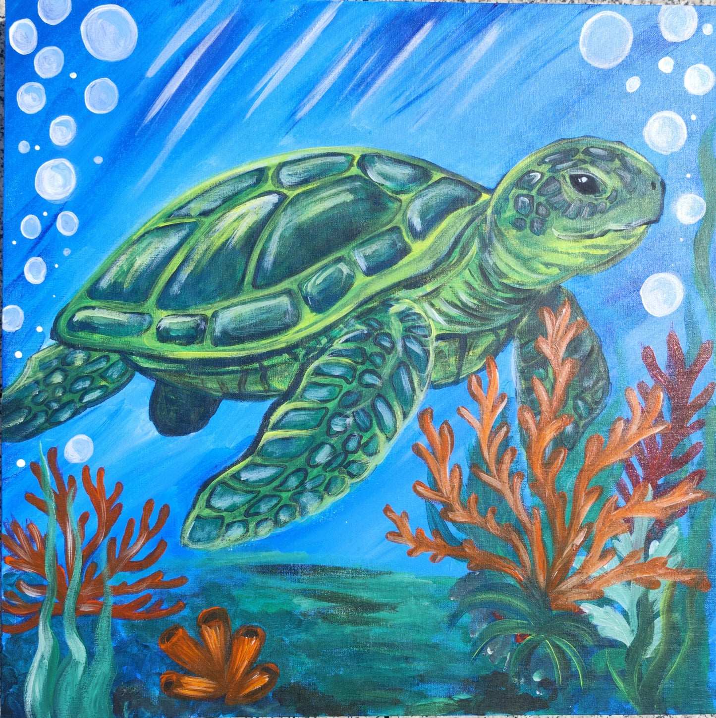 Dipinto "Memorie di Maree" Selene Pezzali