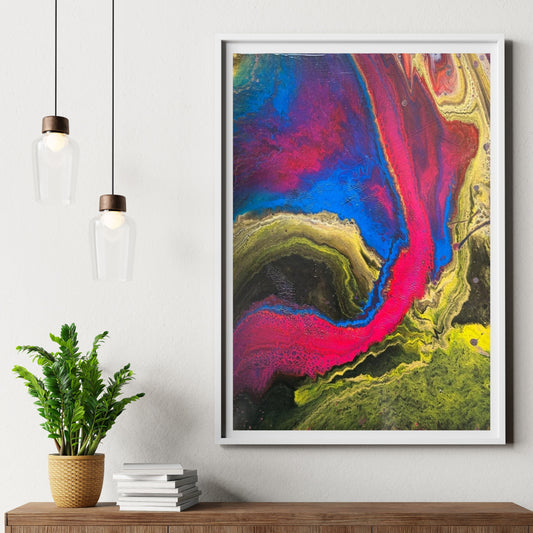 Dipinto "Noi, la geometria sacra dell'unione" Stefania Spadavecchia