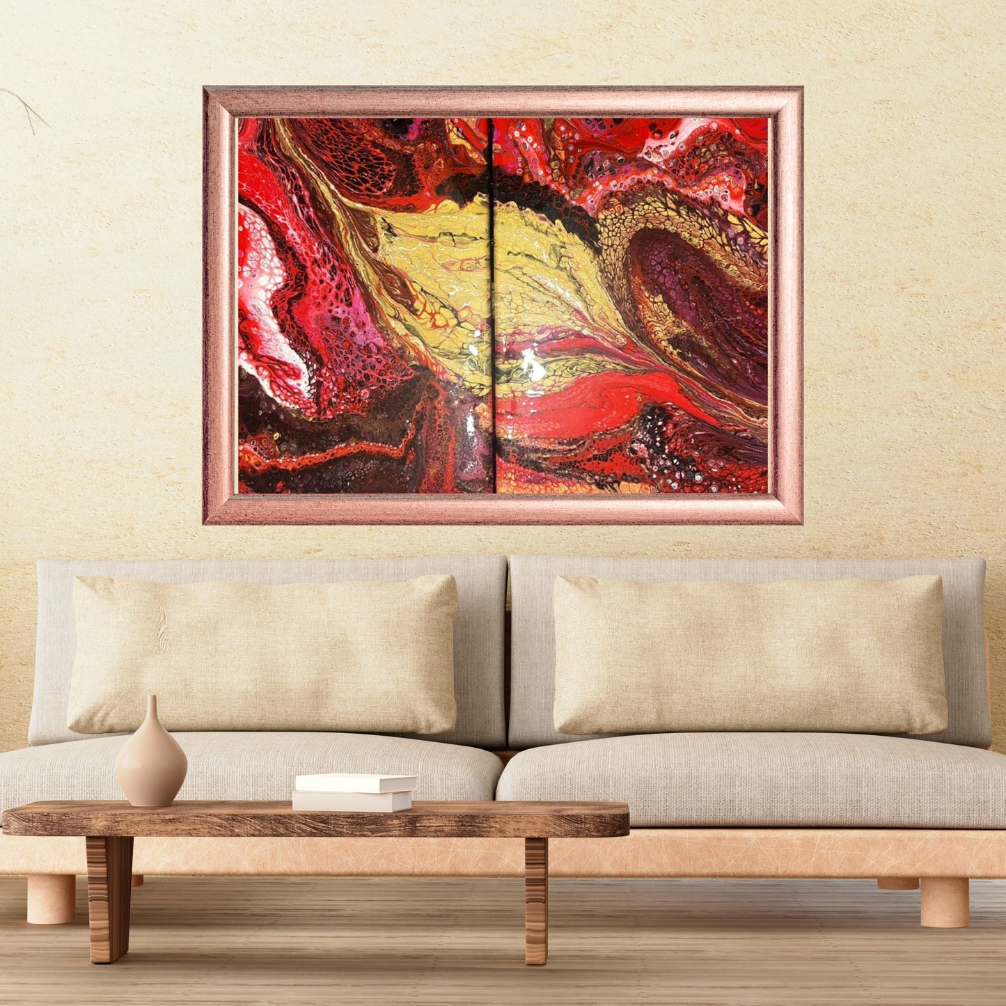 Dipinto "Sorelle d'anima" Stefania Spadavecchia